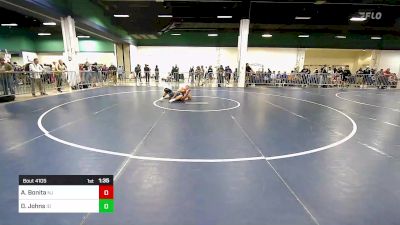 126 lbs Consi Of 128 #2 - Andrew Bonita, NJ vs Draven Johns, ID