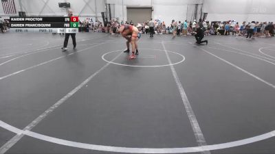 157 lbs Round 1 (4 Team) - Darien Francisquini, Prime Wrestling Black vs Kaiden Proctor, EP Rattlers