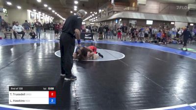 60 kg Rnd Of 128 - Trayson Truesdell, Oregon vs Landon Hawkins, Region Wrestling Academy