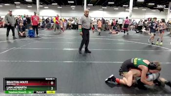 56 lbs Round 4 (8 Team) - Braxton Holtz, Ohio Gold vs Liam Howarth, NC National Team