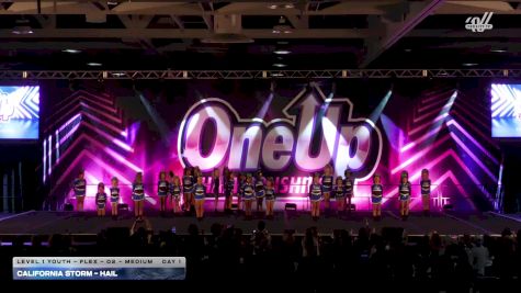 California Storm - HAIL [2025 L1 Youth - Flex - D2 - Medium Day 1] 2025 One Up SoCal Nationals