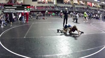 90 lbs Cons. Round 2 - Nathan Glaser, Cavalry Wrestling Club vs Lane Perdue, York Wrestling Club