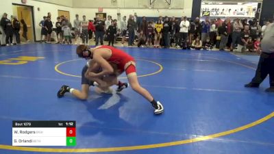 122 lbs Round Of 32 - Walter Rodgers, Bishop McCort vs Geno Orlandi, Beth Center