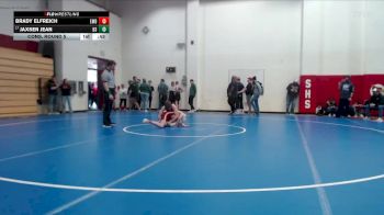 113 lbs Cons. Round 5 - Jaxsen Jean, Bloomington South vs Brady Elfreich, Evansville Mater Dei