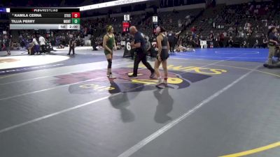 110 lbs Round Of 32 - Kamila Cerna, Stockdale (CS) vs Tillia Perry, Monterey (CC)