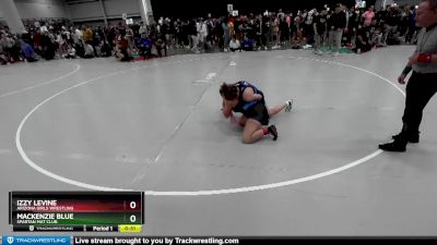 140 lbs Cons. Round 5 - Izzy LeVine, Arizona Girls Wrestling vs Mackenzie Blue, Spartan Mat Club