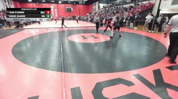 215 lbs Cons. Round 5 - Tom O`Brien, Chicago (MARIST) vs Eddie Juarez, WHEELING