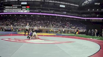 D2-126 lbs Champ. Round 1 - Abdullah Salem, Melvindale vs Justin Niyubushobozi, Lansing Waverly