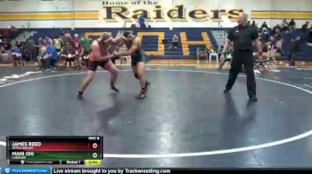 220 lbs Cons. Round 2 - Mani Ohi, Lakeside vs James Reed, Apple Valley