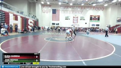 138 lbs Semifinal - Josie Redman, Marsh Valley vs Elena Guerena, Owyhee