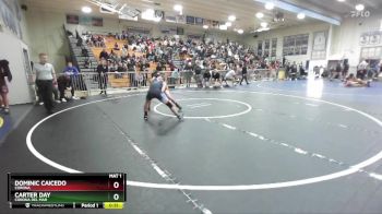 106 lbs Cons. Round 3 - Dominic Caicedo, Corona vs Carter Day, Corona Del Mar