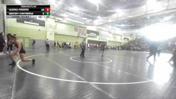 125 lbs Champ. Round 1 - Aleska Fuentes, PANORAMA vs Destiny Contreras, SAN PEDRO