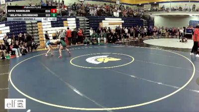 100 lbs. Champ. Round 3 - Bryn Keberlein, Menasha vs Milayna Drummond, DeSoto