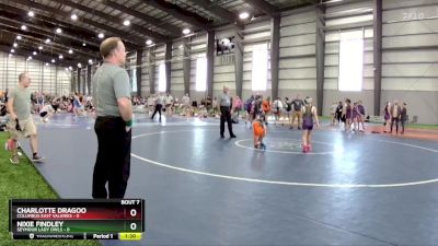 90 lbs Semis & 1st Wrestleback (8 Team) - Charlotte Dragoo, Columbus East Valkries vs Nixie Findley, Seymour Lady Owls