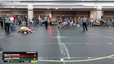 130 lbs Quarterfinals (8 Team) - Kellen McPeake, SHWA vs Hunter Lawson, Ohio Gold