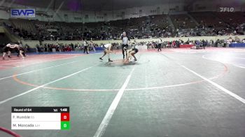 113 lbs Round Of 64 - Faith Humble, Sand Springs HS vs McKenzie Moncada, Altus JH