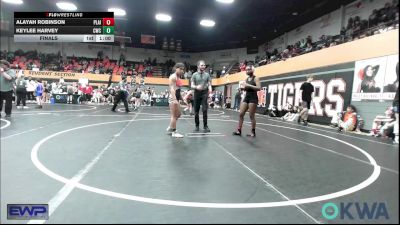 145 lbs 3rd Place - Alayah Robinson, Plainview Youth Wrestling Club vs Keylee Harvey, CacheWrestlingClub