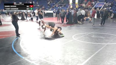 165 lbs Consi Of 4 - Daniel Woods, Wellesley vs Cody Coonrod, Northbridge
