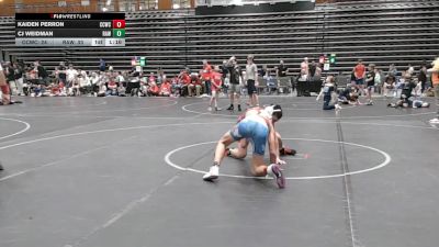 120 lbs Round 4 (8 Team) - Kaiden Perron, Capital City WC vs CJ Weidman, RAW