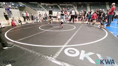 37 lbs Rr Rnd 4 - Kannon Engelhardt, MOJO Mulisha 9U vs Zeke Fitzsimmons, Team Tulsa RED