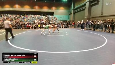 138 lbs Cons. Round 6 - Nicholas Spotswood, Folsom vs Lonnie Adams, Churchill County