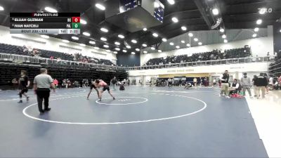 174 lbs 3rd Place Match - Elijah Guzman, Bakersfield College vs Ivan Natceli, Palomar College