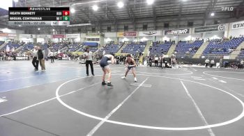 157 lbs Consi Of 8 #1 - Heath Bennett, Bison Wrestling vs Miguel Contreras, No Team