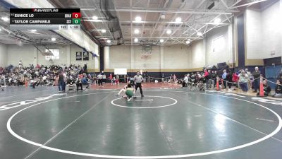 114 lbs Quarterfinal - Eunice Lo, Granby vs Taylor Campanile, South Shore