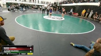 130 lbs Quarterfinal - Rivers Carrell, Worland vs Summer Galovich, Thermopolis