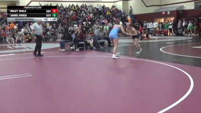 155 lbs Quarterfinal - Jamie Jones, Sumner-Fredericksburg vs Miley Walz, East Buchanan
