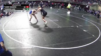 113 lbs Champ. Round 1 - Avery Kramper, Homer JR Knights vs Madison Lush, Kearney MatCats Wrestling Club