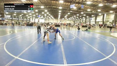 113 lbs Round Of 128 - Mason Rohe, IL vs Owen Blair, CT