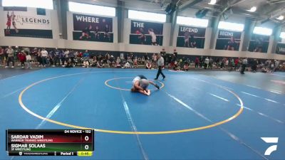 132 lbs Cons. Round 3 - Sigmar Solaas, 3F Wrestling vs Sardar Vadim, Warrior Trained Wrestling