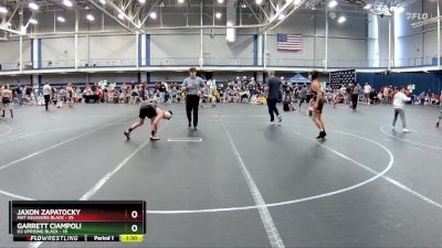 100 lbs Round 1 (4 Team) - Jaxon Zapatocky, Mat Assassins Black vs Garrett Ciampoli, U2 Uprising Black