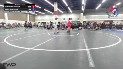 126 lbs Consi Of 4 - Connor Carlson, Boneyard Wrestling Academy vs Seth Whiteside, Grind Wrestling Club