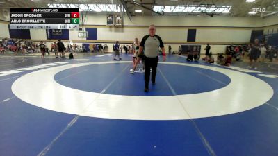 126 lbs Consi Of 16 #2 - Arlo Brouillette, Gorilla Grapplers vs Jason Brodack, Sprig Gardner Wrestling Club