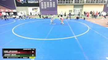 113 lbs Cons. Round 5 - Khel Lipumano, Grindhouse Wrestling Club vs Johnny Behm, Team Idaho Wrestling Club