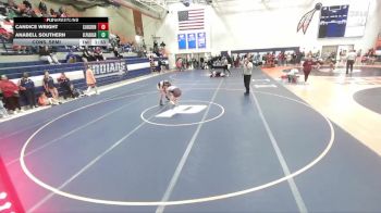 130 lbs Cons. Semi - Anabell Southern, El Paso (E.P.-Gridley) vs Candice Wright, St. Joseph (S.J.-Ogden)