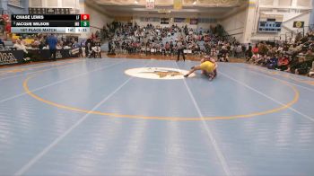 215 lbs 1st Place Match - Chase Lewis, Lake Forest H S vs Jacque Wilson, Middletown