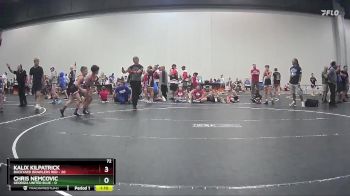 72 lbs Round 9 (10 Team) - Chris Nemcovic, Georgia United Blue vs Kalix Kilpatrick, Backyard Brawlers Red