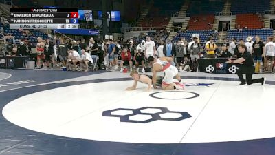 190 lbs Cons. Rd Of 32 - Braeden Simoneaux, Louisiana vs Kannon Freschette, Washington