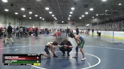 75 lbs Cons. Round 1 - Luca Longo, Dakota WC vs Ashtin Wiard, Constantine Falcon Wrestling