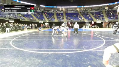 106 lbs Quarterfinal - Finley Fourspring, Corry vs Zainaya Jones, Valley