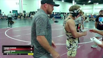 132 lbs Quarters & Wb (16 Team) - Yianni Marinis, Spec Ops vs Landen Davis, Iowa Black