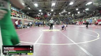 138 lbs Cons. Round 1 - Blake Racey, Vincennes Lincoln vs Isaac Bedwell, Sullivan