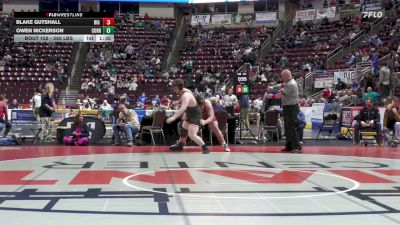 285 lbs First Round - Blake Gutshall, Big Spring vs Owen Nickerson, Corry