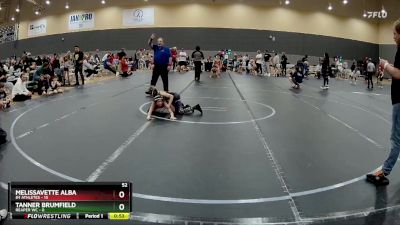 52 lbs Round 5 (10 Team) - Tanner Brumfield, Reaper WC vs Melissavette Alba, 84 Athletes