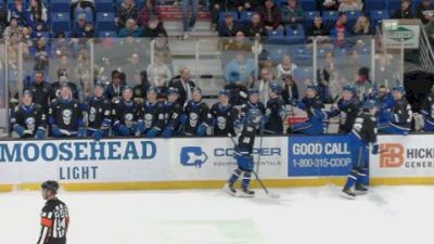 Everett Baldwin Blasts A Shot Through Traffic To Open The Scoring For Saint John