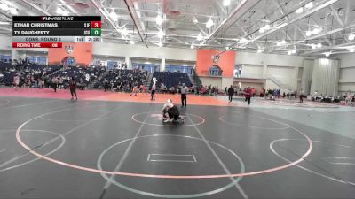 141 lbs Cons. Round 2 - Ty Daugherty, John Carroll vs Ethan Christmas, St. John Fisher