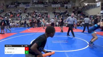 108 lbs Prelims - CARIME JOHNSON, Jay Wrestling Club vs Brissa Bernal, Lady Outlaws